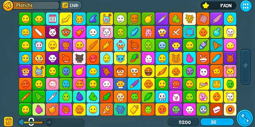 Screenshot ketiga menunjukkan salah satu tema permainan yang unik.