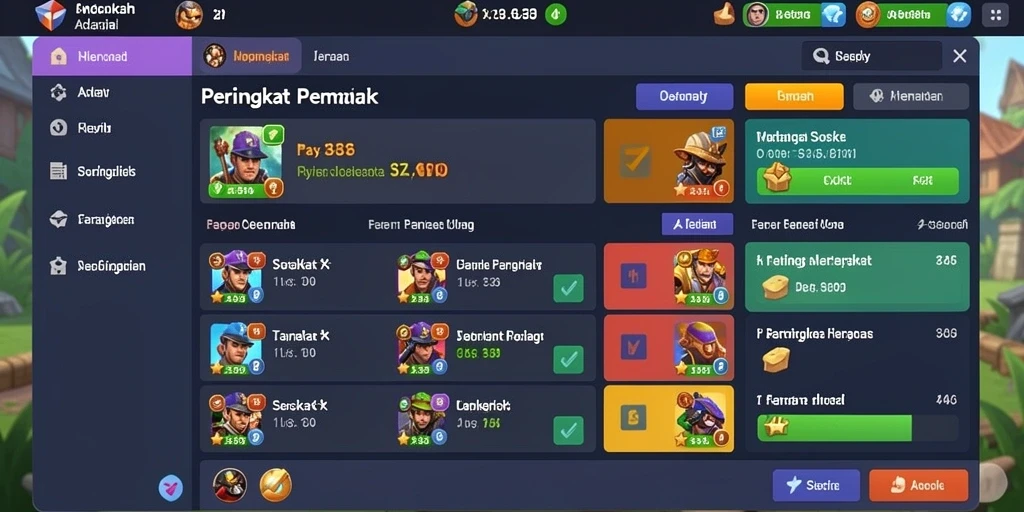 Beragam permainan dengan grafis yang memukau.